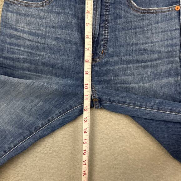 Madewell Jeans The Perfect Vintage Crop Jean Medium Wash Size 27 Elevated Basic - Picture 4 of 10